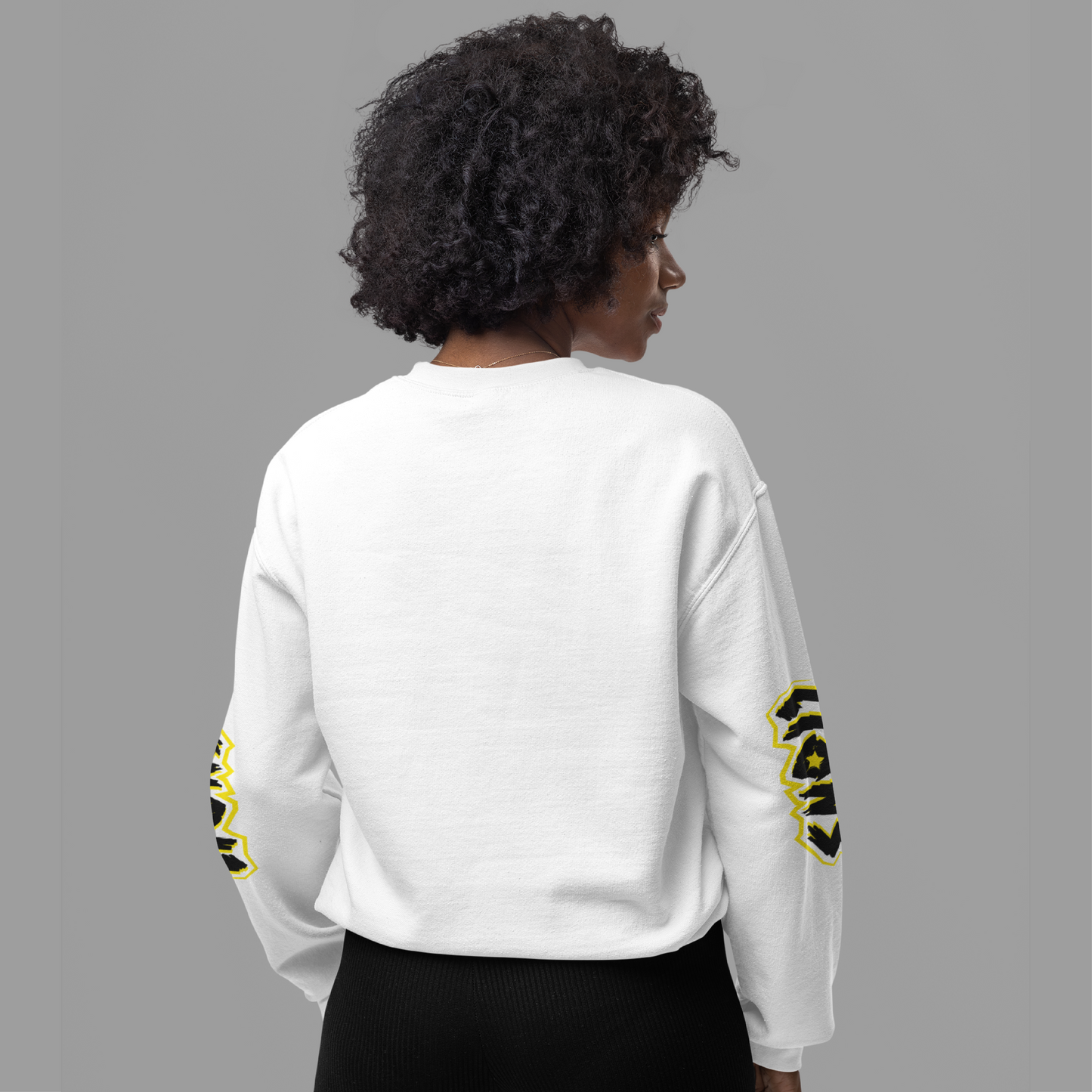 LIONS Unisex white Crewneck Sweatshirt