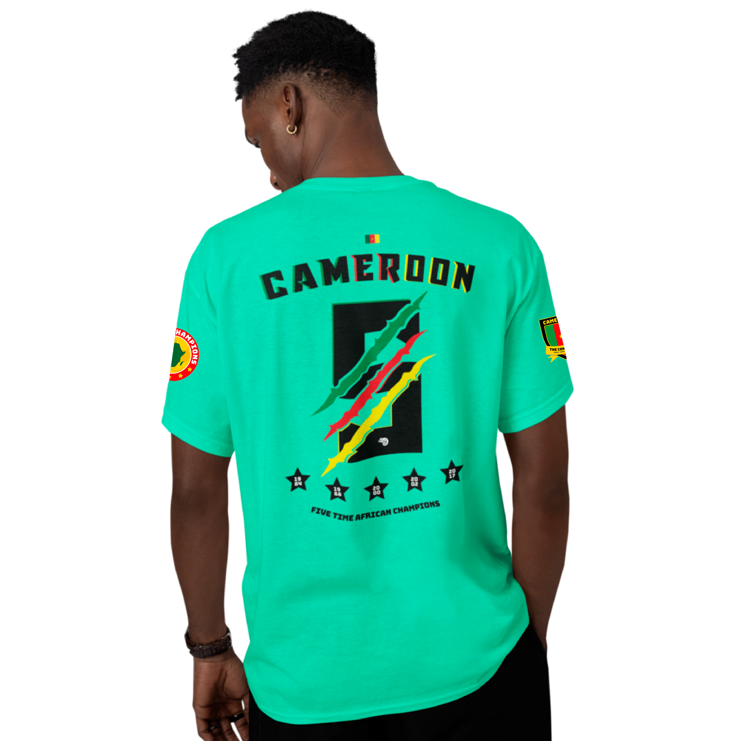 INDOMITABLE LIONS UNISEX FANS SPORT MINTH GREEN TSHIRT