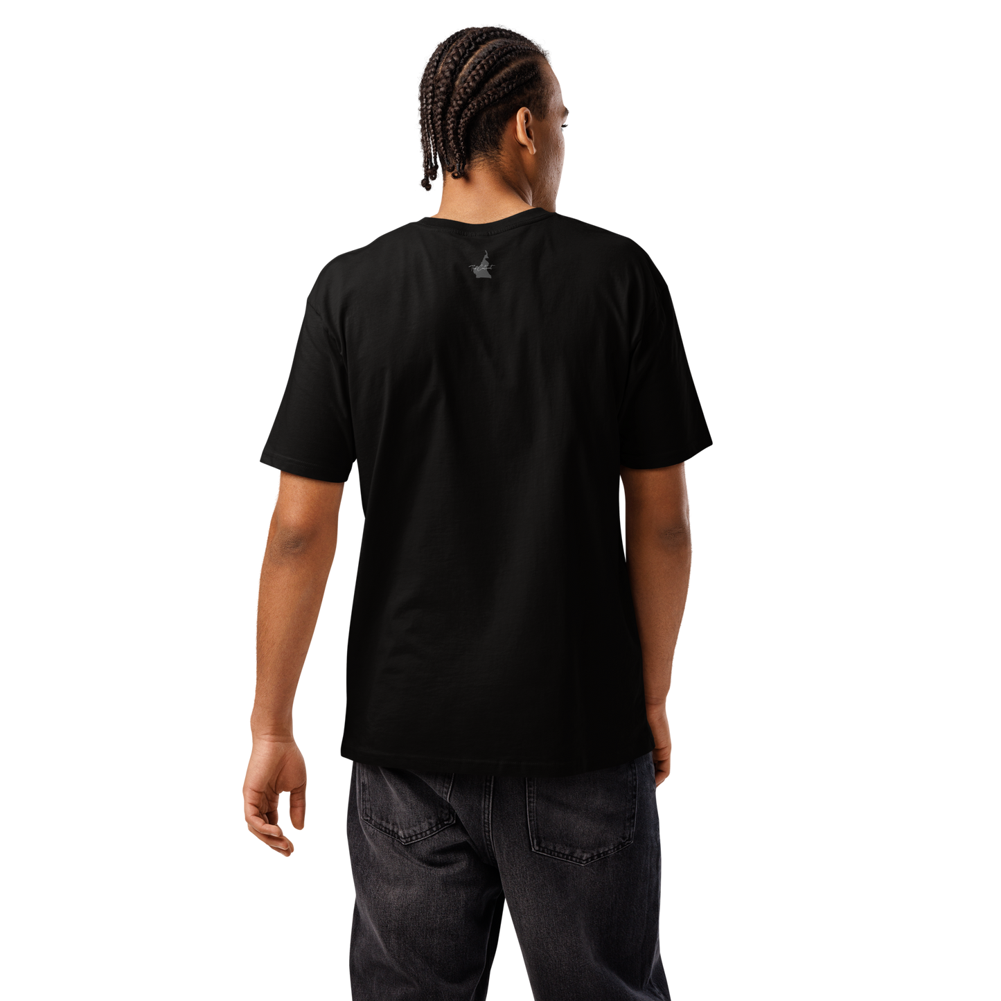 T-shirt noir unisexe The Continent