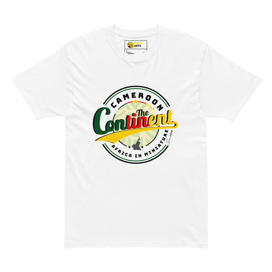 T-shirt blanc unisexe The Continent